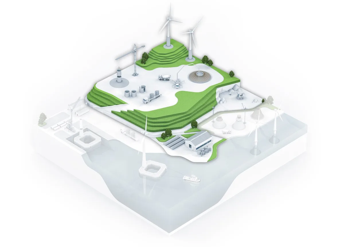 onshore wind turbines solution interactive map